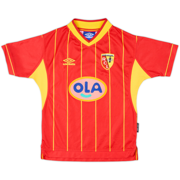 1999-00 Lens Home Shirt - 8/10 - (M.Boys)