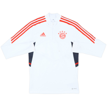 2022-23 Bayern Munich adidas 1/4 Zip Training Top - 6/10 - (S)