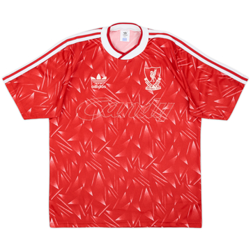 1989-91 Liverpool Home Shirt - 4/10 - (M)
