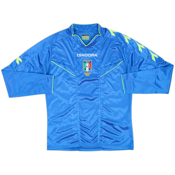2013-14 Italy Diadora Referee L/S Shirt - 8/10 - (S)