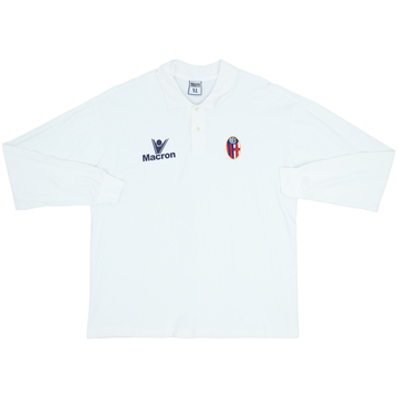 2001-02 Bologna Macron Polo L/S Shirt - 8/10 - (XL)