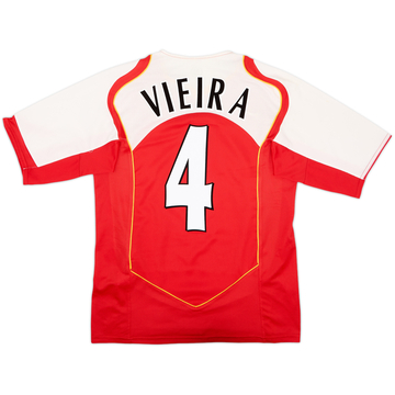 Camiseta de local del Arsenal 2004-05 Vieira #4 - 8/10 - (S)