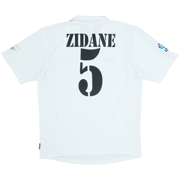 2001 Real Madrid Home Shirt Zidane #5 - 8/10 - (M)