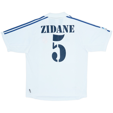 2001 Real Madrid Home Shirt Zidane #5 - 6/10 - (L)