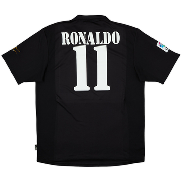 2001 Real Madrid Away Shirt Ronaldo #11 - 8/10 - (XL)