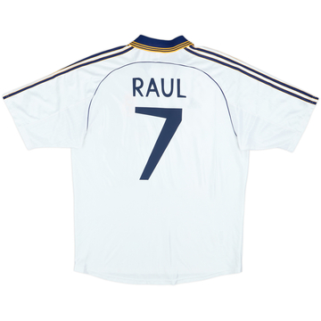 1998-00 Real Madrid Home Shirt Raul #7 - 5/10 - (XL)