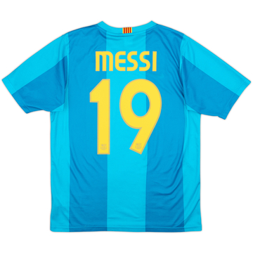 2007-09 Barcelona Basic Away Shirt Messi #19 - 7/10 - (S)