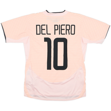 2003-04 Juventus Away Shirt Del Piero #10 - 8/10 - (15-16 Years)