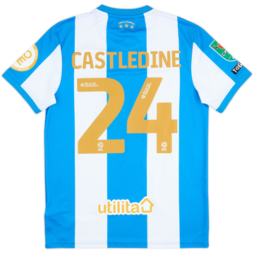 2025-26 Huddersfield Match Issue Carabao Cup Home Shirt Castledine #24