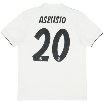 2018-19 Real Madrid Home Shirt Asensio #20 - 5/10 - (M)