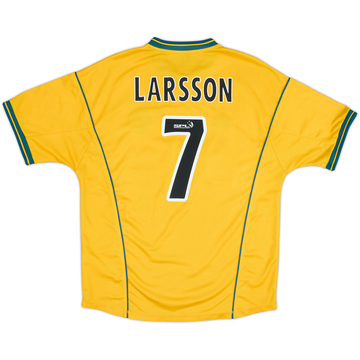 2000-02 Celtic Away Shirt Larsson #7 - 6/10 - (L)