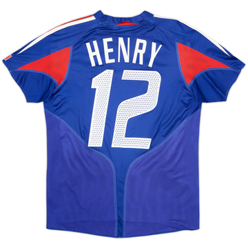 2004-06 France Home Shirt Henry #12 - 8/10 - (XL.Boys)