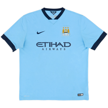 2014-15 Manchester City Home Shirt - 4/10 - (XL)