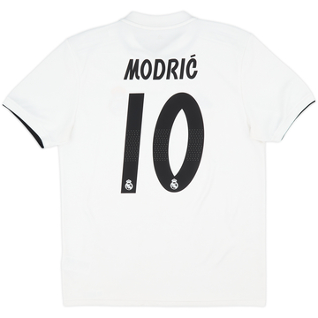 2018-19 Real Madrid Home Shirt Modric #10 - 8/10 - (M)