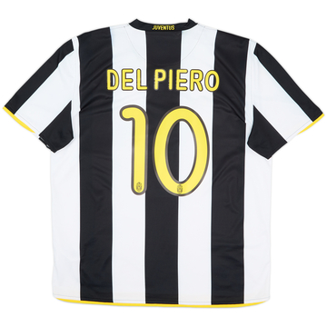2008-09 Juventus Camiseta Local Del Piero #10 - 7/10 - (XL)