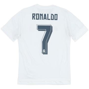 2015-16 Real Madrid Home Shirt Ronaldo #7 - 8/10 - (S)