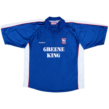 1999-01 Ipswich Home Shirt - 8/10 - (XXL)
