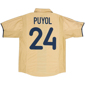 2001-03 Barcelona Away Shirt Puyol #24 - 8/10 - (M)