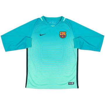 2016-17 Barcelona Third L/S Shirt #3 - 7/10 - (L.Boys)