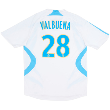 2007-08 Olympique Marseille Home Shirt Valbuena #28 - 7/10 - (L)