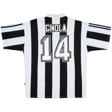 1995-97 Newcastle Home Shirt Ginola #14 - 7/10 - (XL)