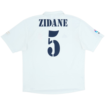 2001 Real Madrid Home Shirt Zidane #5 - 5/10 - (XL)