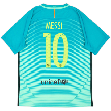 2016-17 Barcelona Third Shirt Messi #10 - 8/10 - (L)