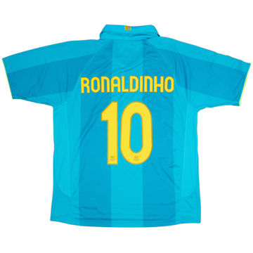 2007-09 Barcelona Away Shirt Ronaldinho #10
