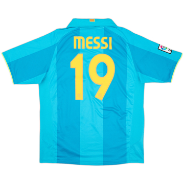 2007-09 Barcelona Away Shirt Messi #19 - 7/10 - (L)