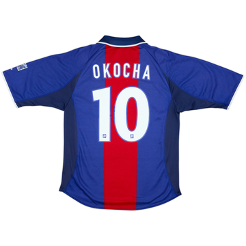 1998-99 Paris Saint-Germain Home Shirt Okocha #10 - 6/10 - (M)