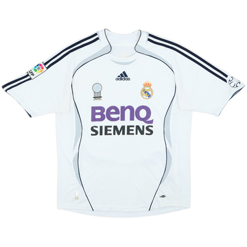 2006-07 Real Madrid Home Shirt Raul #7 - 5/10 - (XL.Boys)
