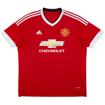 2015-16 Manchester United Home Shirt - 5/10 - (XL)