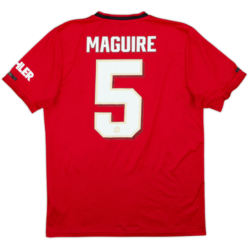 2019-20 Manchester United Home Shirt Maguire #5 - 9/10 - (M)
