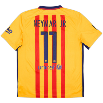 2015-16 Barcelona Away Shirt Neymar Jr #11 - 8/10 - (L)