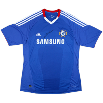 2010-11 Chelsea Signed Home Shirt - 9/10 - (L)