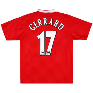 2002-04 Liverpool Home Shirt Gerrard #17 - 7/10 - (L)