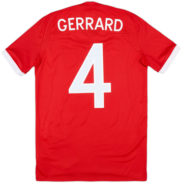 2010-11 England Away Shirt Gerrard #4 - 7/10 - (L.Boys)