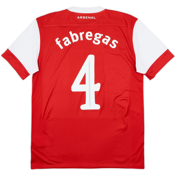 2010-11 Arsenal Home Shirt Fabregas #4 - 6/10 - (M)