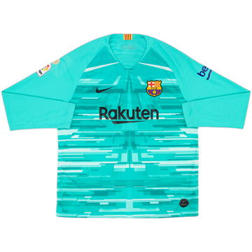 2019-20 Barcelona GK Shirt - 9/10 - (XL)