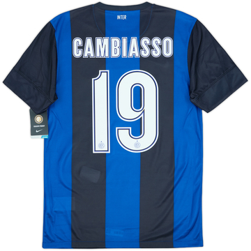 2012-13 Inter Milan Home Shirt Cambiasso #19 (S)