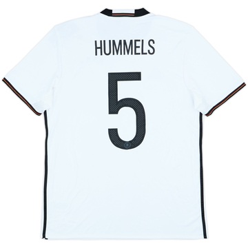 Camiseta de local de Alemania 2015-16 Hummels #5 (L)