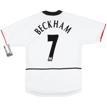 2002-03 Manchester United Away Shirt Beckham #7 (M)