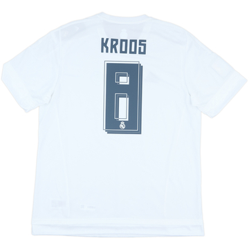 2015-16 Real Madrid Home Shirt Kroos #8 (XL)