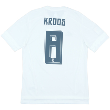 2015-16 Real Madrid Home Shirt Kroos #8 (M)