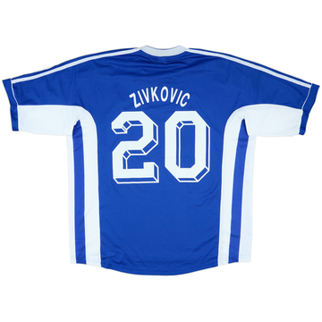1998-99 Silkeborg Match Worn UEFA Cup Away Shirt Zivkovic #20