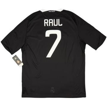 2008-09 Real Madrid CL Third Shirt Raul #7 (XL)