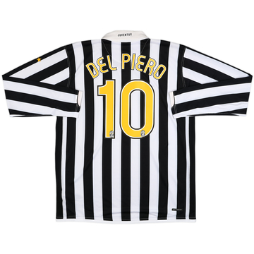 2006-07 Juventus Home L/S Shirt Del Piero #10 (XL)