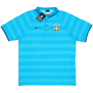 2014-15 Brazil Nike Polo Shirt (XL)