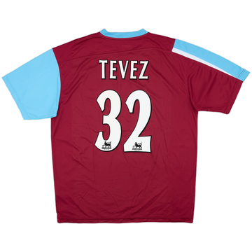 2005-07 West Ham Home Shirt Tevez #32 - 8/10 - (L)