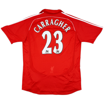 2006-08 Liverpool Home Shirt Carragher #23 - 8/10 - (L)